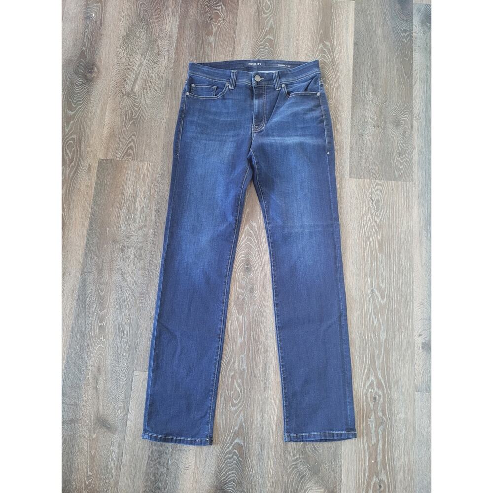 Fidelity Denim Men's Jimmy Slim Straight Jean's size 32 x 34 #P